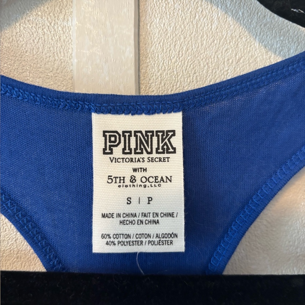 PINK | Victoria's Secret | Blue Chicago Cubs Tank Top | Size Small - Picture 2 of 6